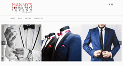 Desktop Screenshot of mannysformalwear.com