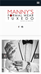 Mobile Screenshot of mannysformalwear.com